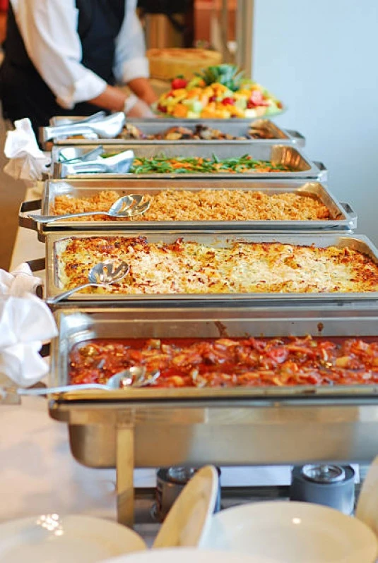 Buffet para almoço de confraternização​