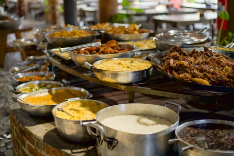 Buffet para retiros e eventos