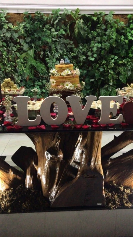 Buffet simples para casamento