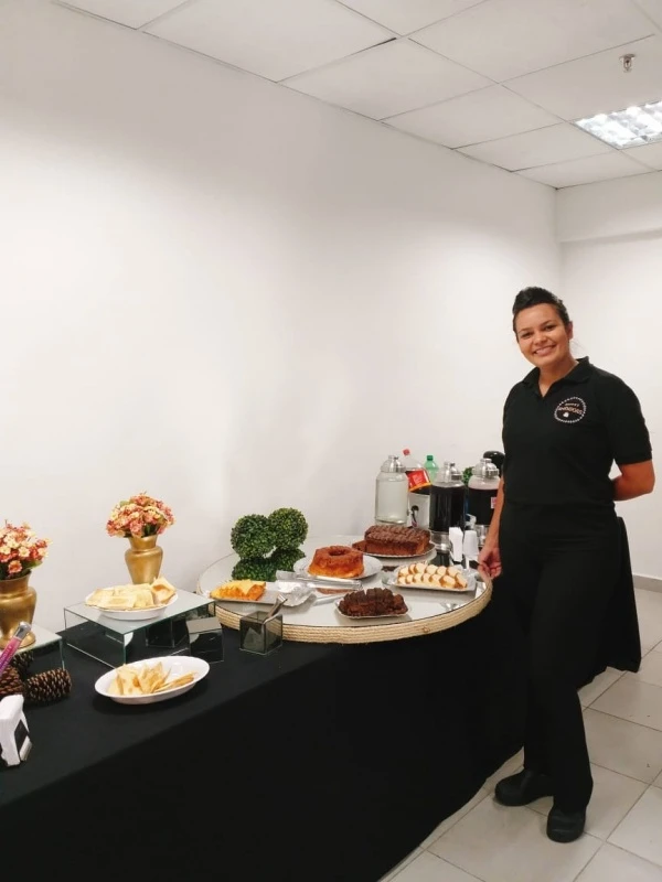 Coffee break com frutas